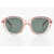 C&eacute;line Solid Color Sunglasses With Clear Frame Pink