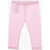 Diesel Cotton Leggings With Printed Logo Pink