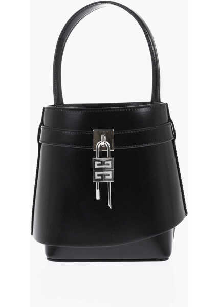 Genti de umar Givenchy Leather Shark Bucket Bag Black Femei (BM 19715042) 2