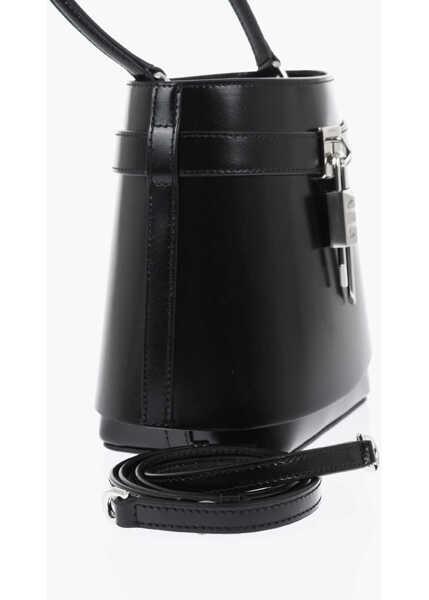 Genti de umar Givenchy Leather Shark Bucket Bag Black Femei (BM 19715042) 3