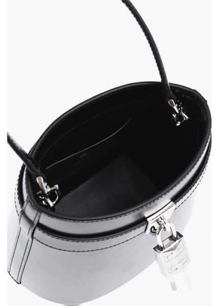 Genti de umar Givenchy Leather Shark Bucket Bag Black Femei (BM 19715042) 4