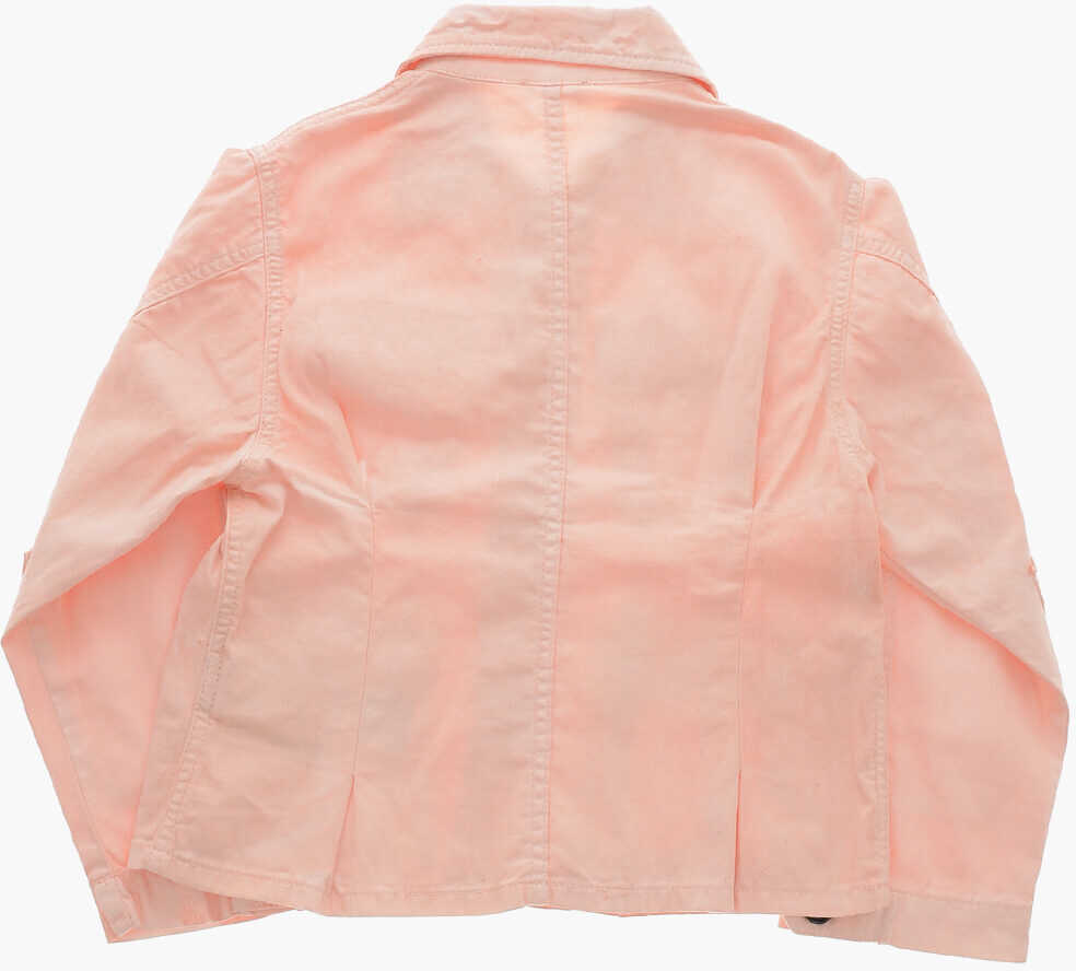 Jachete N21 Kids Coated Cotton Utility Jacket Pink Fete (BM 19715045) 3