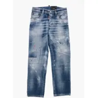 Blugi drepti Painting Effect Jeans Baieti