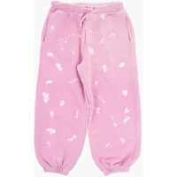 Pantaloni de trening Acid-Wash Effect Brushed Cotton Joggers Baieti