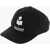 Isabel Marant Solid Color Tyron Cap With Embroidered Logo Black