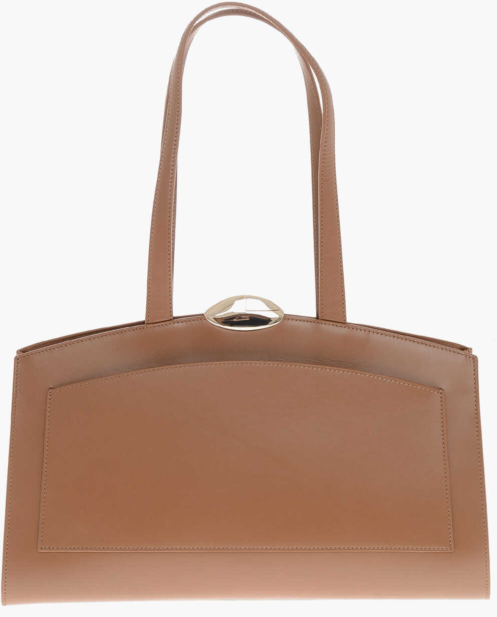 Genti de mana Benedetta Bruzziches Leather Serena Shoulder Bag Brown Femei (BM 19715063) 1