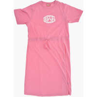 Rochii Cotton Dempyje Tee Dress With Embossed Logo Fete