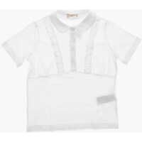 Tricouri Polo Cotton Polo With Ruffle Details Baieti