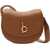 Burberry Textured Leather Rocking Crossbody Bag Brown