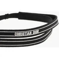 Caciuli Dama - Caciuli Dior Elastic Fabric Aimedior Headband With Embroidered Logo Black Femei (BM 19715090) - B-mall.ro