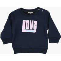 Bluze de trening Brushed Cotton Crew-Neck Sweatshirt With Front Print Baieti