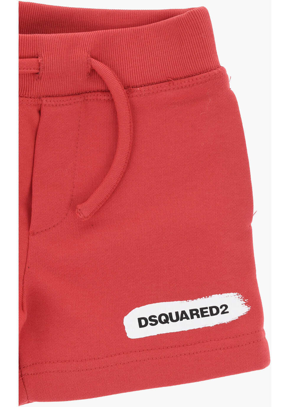 Pantaloni scurti DSQUARED2 Lightweight Cotton Shorts With 2 Pockets Red Baieti (BM 19715105) 2
