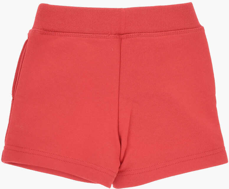 Pantaloni scurti DSQUARED2 Lightweight Cotton Shorts With 2 Pockets Red Baieti (BM 19715105) 3