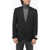 CORNELIANI Cc Collection Virgin Wool Side Vents Notch Lapel Blazer Black