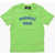 DSQUARED2 Crew Neck Cotton T-Shirt With Printed Logo Green