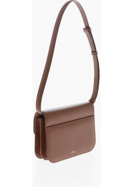 Genti de umar A.P.C. Leather Noisette Shoulder Bag Brown Femei (BM 19715138) 2