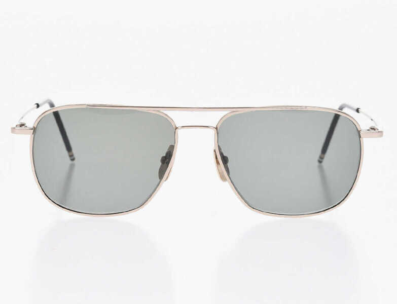 Ochelari de soare Thom Browne Metal Frame Aviator Sunglasses Gold Femei (BM 19715144) 1