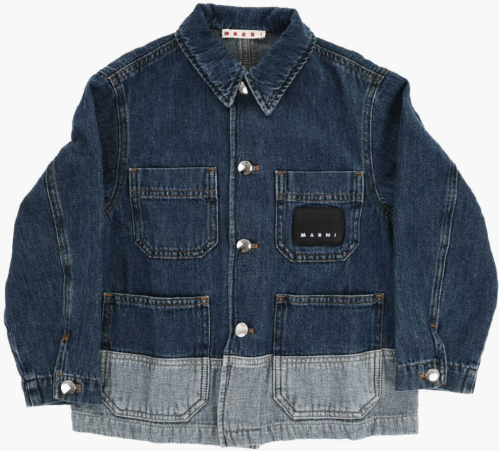 Geci de blugi Marni Denim Utility Jacket Blue Baieti (BM 19715147) 1