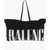 Balenciaga Cotton Maxi Tote Bag With Logo Black