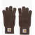 Carhartt Logo Patched Gloves Brown