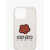 Kenzo Iphone 14 Pro Case With Transparent Finish And Printed Logo White