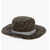 Fendi Monogram Patterned Sahara Bucket Hat With Removable Fly Scre Brown