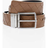Curele Reversible Braided Leather Belt 40Mm Barbati