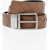 Bottega Veneta Reversible Braided Leather Belt 40Mm Brown