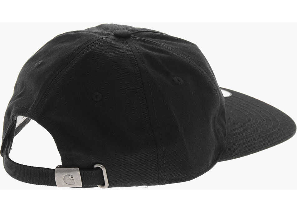 Sepci Carhartt Canvas Baseball Cap With Embroidered Logo Black Barbati (BM 19715255) 3