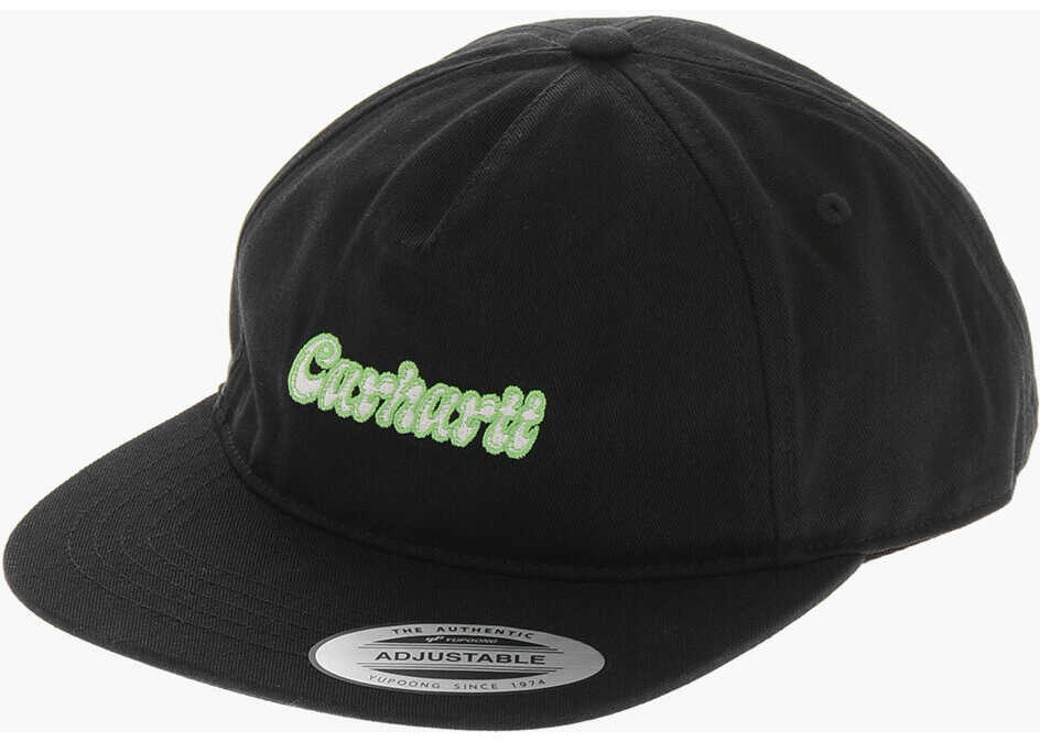 Sepci Carhartt Canvas Baseball Cap With Embroidered Logo Black Barbati (BM 19715255) 1