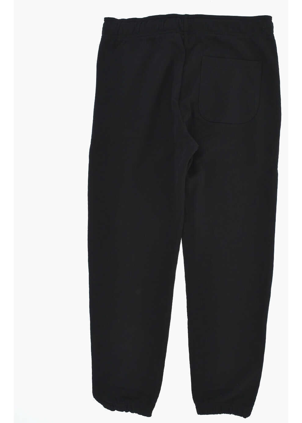 Pantaloni de trening Diesel Brushed Cotton Pmakraw Joggers With Embroidered Logo Black Baieti (BM 19715270) 3