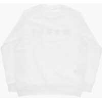 Bluze de trening Marni pentru Baieti - Bluze de trening Marni Brushed Cotton Crew-Neck Sweatshirt With Printed Logo White Baieti (BM 19715282) - B-mall.ro