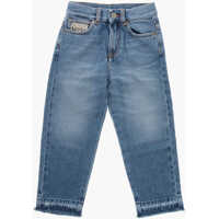 Blugi drepti Regular Fit Denims With Raw-Cut Hems 13Cm Baieti