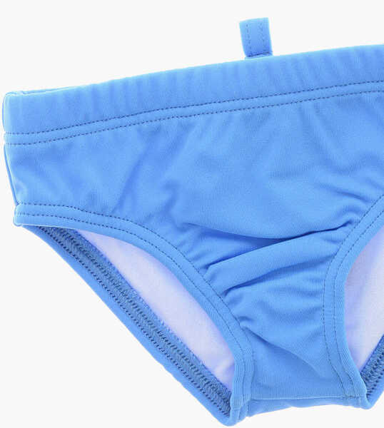 Chiloti DSQUARED2 Swimsuit Briefs With Printed Logo Light Blue Baieti (BM 19715306) 2