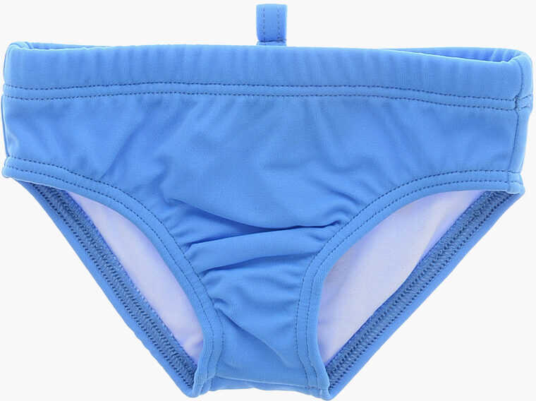 Chiloti DSQUARED2 Swimsuit Briefs With Printed Logo Light Blue Baieti (BM 19715306) 1