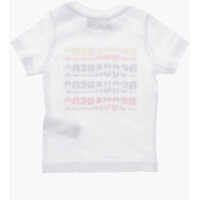 Imbracaminte DSQUARED2 pentru Baieti pagina 3 - Tricouri DSQUARED2 Crew Neck Cotton T-Shirt With Printed Logo White Baieti (BM 19715309) - B-mall.ro