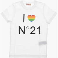 Tricouri Crew Neck I Love N21 T-Shirt With Print Baieti