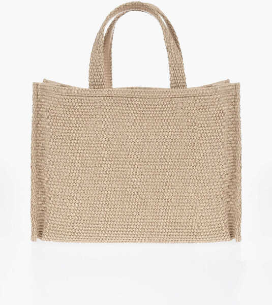 Genti de mana Givenchy Cotton And Nylon Tote Bag With Embroidery Logo Beige Femei (BM 19715318) 2