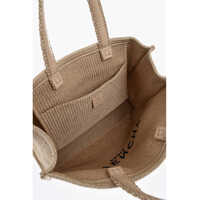 Genti de mana Givenchy Dama - Genti de mana Givenchy Cotton And Nylon Tote Bag With Embroidery Logo Beige Femei (BM 19715318) - B-mall.ro