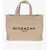 Givenchy Cotton And Nylon Tote Bag With Embroidery Logo Beige