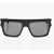 Saint Laurent Solid Color Lenses With Squared Sunglasses Black