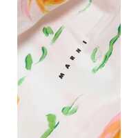 Fuste pentru Fete - Fuste Marni Floral Patterned Skirt With Elastic Waistband Orange Fete (BM 19715333) - B-mall.ro