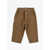 Diesel Lightweight Cotton Pstakb Pants With Elastic Waistband Brown