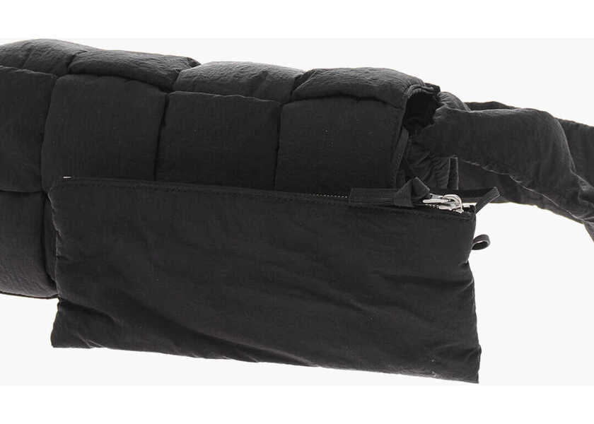 Genti de mana Bottega Veneta Padded Nylon Cassette Bag Black Barbati (BM 19715342) 4