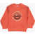 Diesel Fleeced Crew-Neck Sweatshirt With Embossed Logo Orange