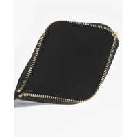 Genti plic Tory Burch Dama - Genti plic Tory Burch Textured Leather Clutch With Wrist Strap Black Femei (BM 19715354) - B-mall.ro