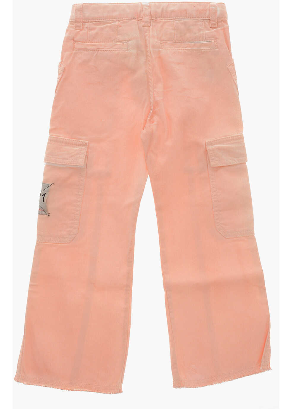 Pantaloni N21 Kids Coated Denim Cargo Pants Pink Fete (BM 19715357) 3