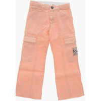 Pantaloni Coated Denim Cargo Pants Fete