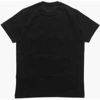 Imbracaminte DSQUARED2 pentru Baieti pagina 3 - Tricouri DSQUARED2 Crew Neck Double Pipe T-Shirt With Front Print Black Baieti (BM 19715378) - B-mall.ro