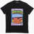 DSQUARED2 Crew Neck Double Pipe T-Shirt With Front Print Black